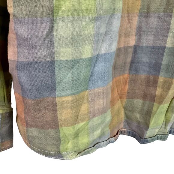 Woolrich Women's XXL Roll Tab Sleeve Shirt Conundrum Convertible Multicolor - Picture 6 of 11